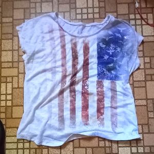 American flag shirt Large